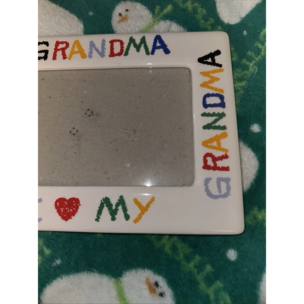 I Love My Grandpa Ceramic Tabletop Photo Frame